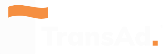 White TransAd Logo
